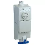   SCHNEIDER 82879 ISOBLOCK Wall-mounted, lockable socket, 3P + F, 9h, 63A, 250V, IP65, without protection