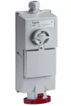 SCHNEIDER 82883 ISOBLOCK Wall-mounted, lockable socket, 3P + N + F, 6h, 63A, 415V, IP65, without protection SCHNEIDER 82883 ISOBLOCK Wall-mounted, lockable socket, 3P + N + F, 6h, 63A, 415V, IP65, without protection