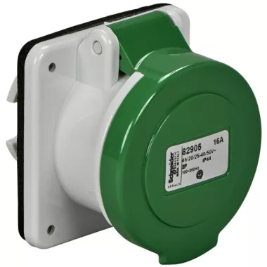 SCHNEIDER 82925 PK built-in socket 32A, 2P, 25 / 50V, IP44 SCHNEIDER 82925 PK built-in socket 32A, 2P, 25 / 50V, IP44