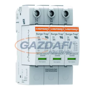 MERSEN 83020140 STPT2-40K1000V-YPV Túlfeszültség levezető 2.típus, 1060V, PV
