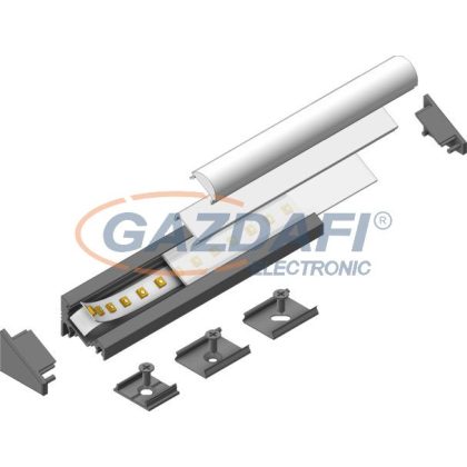   S&G Eloxált alu profil "Corner", üres, nem festhető (1m) 8304 0020