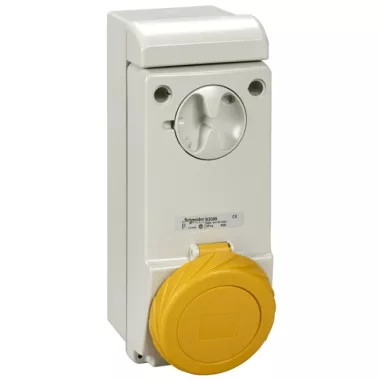 SCHNEIDER 83090 PK Unika socket 32A 3P + E - 100 ... 130 V AC - IP65 SCHNEIDER 83090 PK Unika socket 32A 3P + E - 100 ... 130 V AC - IP65