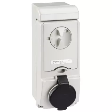 SCHNEIDER 83137 PK Unika socket 16A 3P + E - 480 ... 500 V AC - IP44 SCHNEIDER 83137 PK Unika socket 16A 3P + E - 480 ... 500 V AC - IP44