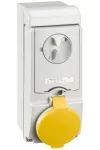 SCHNEIDER 83140 PK Unika ráépíthető aljzat 32A 3P + E - 100...130 V AC - IP44 SCHNEIDER 83140 PK Unika ráépíthető aljzat 32A 3P + E - 100...130 V AC - IP44