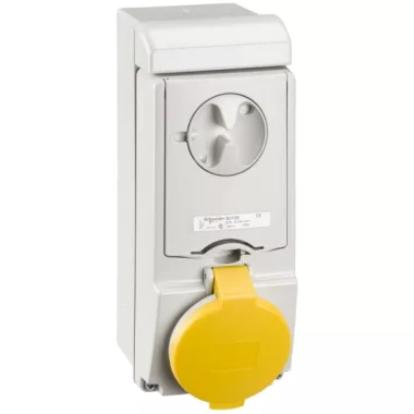 SCHNEIDER 83140 PK Unika socket 32A 3P + E - 100 ... 130 V AC - IP44 SCHNEIDER 83140 PK Unika socket 32A 3P + E - 100 ... 130 V AC - IP44