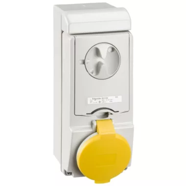 SCHNEIDER 83141 PK Unika socket 32A 3P + N + E - 100 ... 130 V AC - IP44 SCHNEIDER 83141 PK Unika socket 32A 3P + N + E - 100 ... 130 V AC - IP44