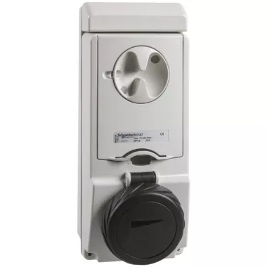 SCHNEIDER 83187 PK Unika socket 16A 3P + E - 480 ... 500 V AC - IP65 SCHNEIDER 83187 PK Unika socket 16A 3P + E - 480 ... 500 V AC - IP65