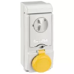   SCHNEIDER 83189 PK Unika socket outlet 32A 2P + E - 100 ... 130 V AC - IP65