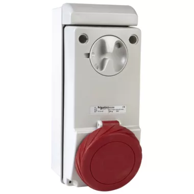 SCHNEIDER 83399 PK Unique socket 32A 3P + E - 400 ... 440 V AC - IP 65 SCHNEIDER 83399 PK Unique socket 32A 3P + E - 400 ... 440 V AC - IP 65