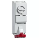   SCHNEIDER 83458 ISOBLOCK Wall-mounted, lockable socket, 3P + F, 6h, 16A, 415V, IP65, without protection