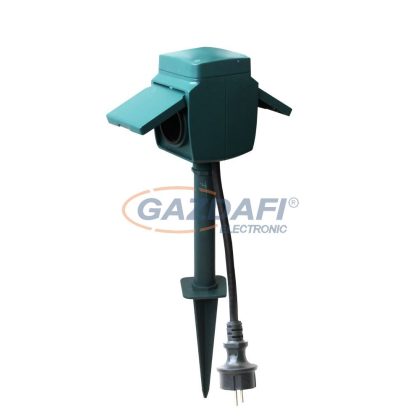   GAO 8472H Leszúrható 2-es energiaoszlop, 3680W, 16A, 1,5m vezeték