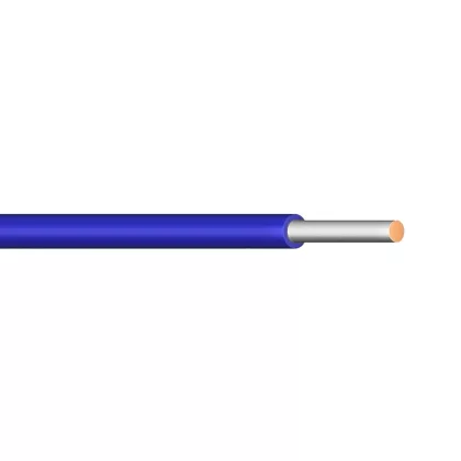 SiA 1x1mm2 Heat resistant silicone wire 300/500V blue