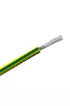 SiF 1x0,5mm2 Hőálló szilikon vezeték 300/500V zöld/sárga