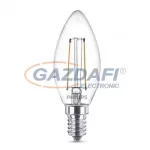   PHILIPS 871869657385300 LED fényforrás, classic 2W E14 WW B35 CL ND RF 1BC