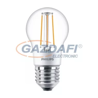 PHILIPS 871869657561100 Master Dimtone, E27, 4.5W, LED luster fényforrás, filament, kisgömb, 470Lm, 2700K, 827, dimmelhető, víztiszta búra,