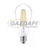   PHILIPS 871869670976400 CLA LED fényforrás, DT, filament, 8W, E27, ST64, 2200-2700K, 806Lm, 827, dimmelhető