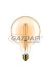 Bec Led dimabil glob mare PHILIPS 871869657577200 CLA LED globe  filament, 7W, E27, G120, 2000K, 630Lm, 820, GOLD