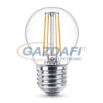   PHILIPS 871869658733100 LED fényforrás, classic 4.3W E27 WW P45 CL ND RF 1BC