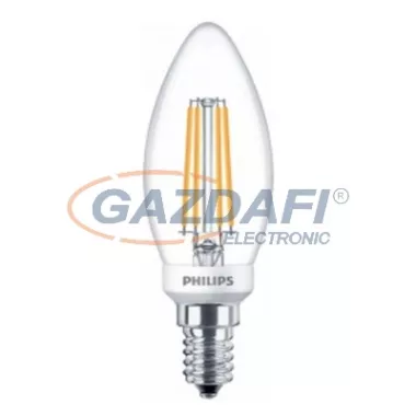 Bec Led lumanare dimabil PHILIPS 871869670982500 filament LED  B35 E14, 5W, 470Lm, 2700K