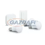   Bec Lec dimabil PHILIPS Hue White 8718696728987 LED (3 buc), E27 9.5W 806Lm 2700K + bridge + dimmer