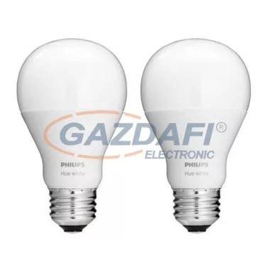 PHILIPS Hue White 8718696729113 LED fényforrás szett, dimmelhető E27 9.5W 806Lm 2700K A60 (2 db)