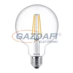   Bec Led glob mare PHILIPS 871869674271600LED globe, filament, 7W, E27, G93, 2700K, 806Lm, 827, transparent
