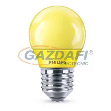 PHILIPS 871869674860200 LED fényforrás, colored P45 E27 sárga 1BC/6