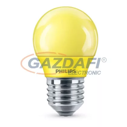   PHILIPS 871869674860200 LED fényforrás, colored P45 E27 sárga 1BC/6