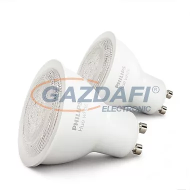 PHILIPS Hue White 8718699605537 LED fényforrás szett, dimmelhető GU10 5.5W 300Lm 2700K (2 db)
