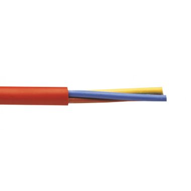 SiHF-J 4x2,5mm2 Hőálló, szilikon szigetelésű tömlővezeték 300/500V vörös/barna