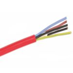   SiHF-J 5x1mm2 Hőálló, szilikon szigetelésű tömlővezeték 300/500V vörös/barna