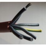   SiHF-J 7x0,75mm2 Hőálló, szilikon szigetelésű tömlővezeték 300/500V vörös/barna