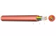 SiHF-J 7x4mm2 Hőálló, szilikon szigetelésű tömlővezeték 300/500V vörös/barna