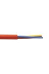 SiHF-J 12x1,5mm2 Heat resistant silicone insulated hose 300/500V red/brown
