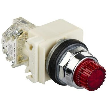 SCHNEIDER 9001K2L1RH13 Nyomógomb 600  VAC 10A 30mm T-K