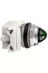 SCHNEIDER 9001KP38LGG9 30mm átm. jelzőlámpa zöld 120V Harmony 9