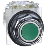 SCHNEIDER 9001KR1GH13 Komplett nyomógomb, zöld