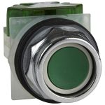   SCHNEIDER 9001KR2GH5 Pushbutton with protective ring, 1NO, green