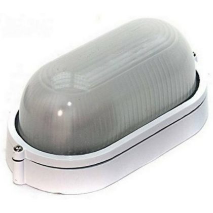 GAO 90052 Boat light, oval, aluminum, white