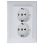 Efapel 90331_CBR dupla dugalj, fehér