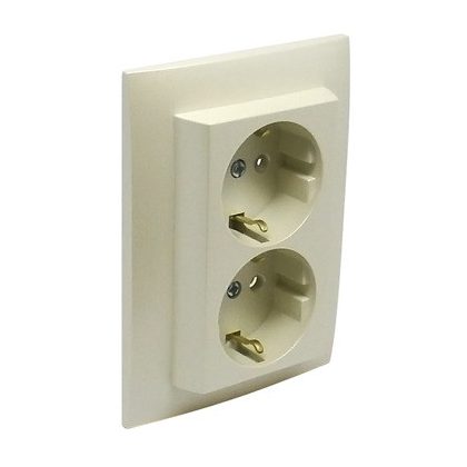 Efapel 90331_CPE dupla dugalj, gyöngyház