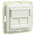 Efapel 90442_SBR RJ45 dupla fedlap, fehér