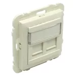 Efapel 90442_SMF RJ45 dupla fedlap, elefántcsont