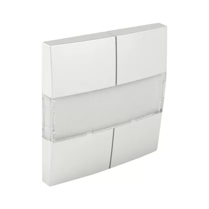 Efapel 90600_TGE Négypólusú kapcsoló fedlap, jég