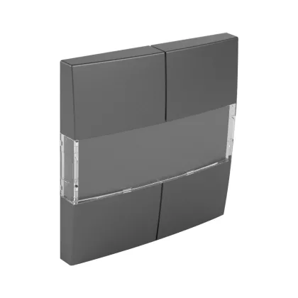 Efapel 90600_TIS Négypólusú kapcsoló fedlap, szürke