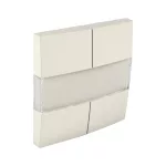   Efapel 90600_TMF Négypólusú kapcsoló fedlap, elefántcsont