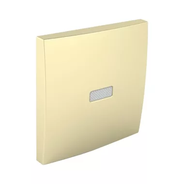 Efapel 90602_TDU Egyes billentyű jelzőfényes arany