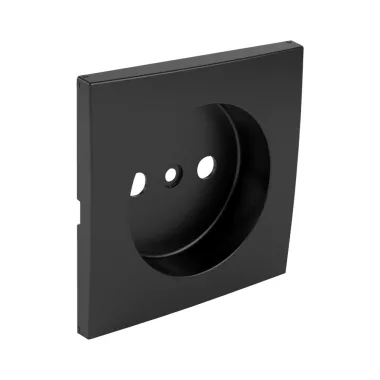 efapel 90621_TPM Fedlap egyfázisú csatlakozó aljzathoz fekete