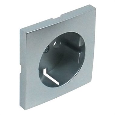 Efapel 90631_TAL Fedlap SCHUKO aljzathoz, alumínium