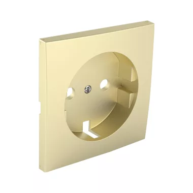 Efapel 90631_TDU Fedlap SCHUKO aljzathoz, arany